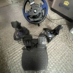 PS five steering wheel Xbox games total game package