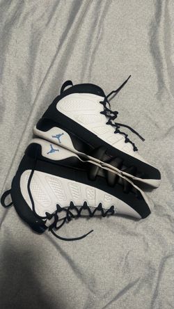 Air Jordan 9 Retro White Black University Blue