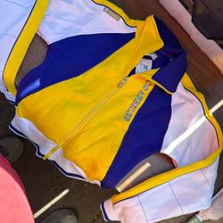 LA #8 Women’s Laker Colors Zip Up Jacket No Hoodie