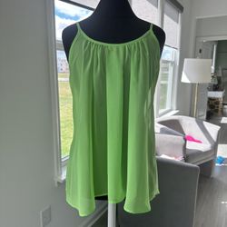 Love Notes Lime Green Tank