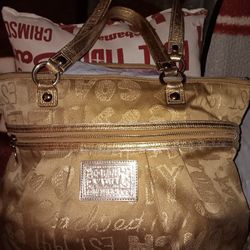 COACH POPPY PATCHWORK GLAM TOTE