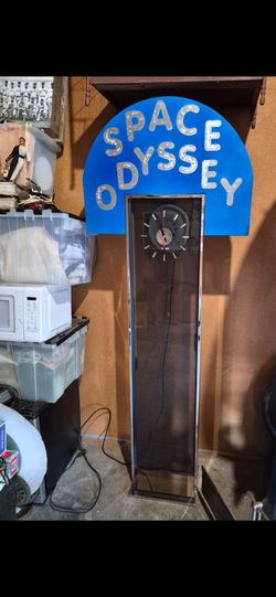 Vintage clock with marquee