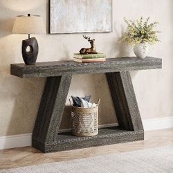 Farmhouse Console Table, 55-Inch