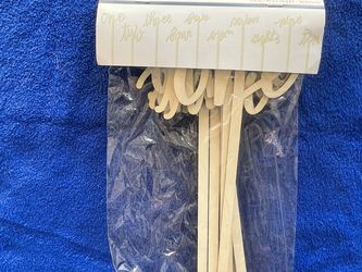 Wood Table Number Picks
