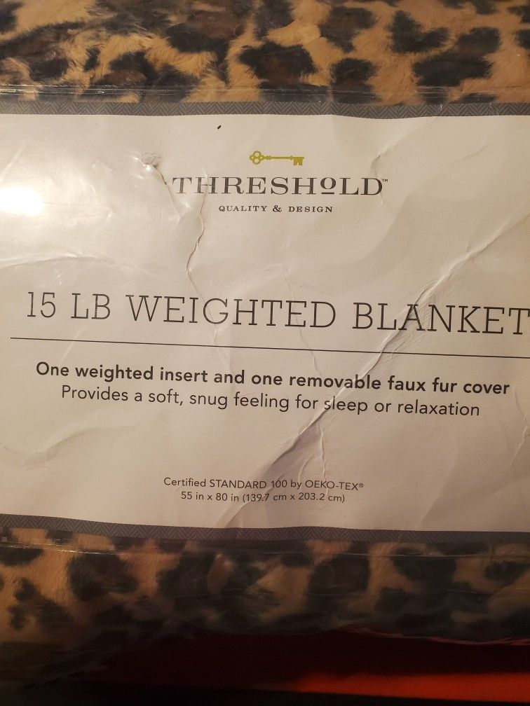 Threshold (Target) 15lb Weighted Blanket (New)