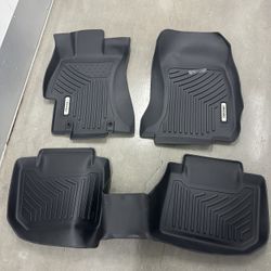  Floor Mats Compatible with 2016-2017 Subaru Crosstrek, 2012-2016 Impreza, 2015-2021 WRX/WRX STi, 2013-2015 XV Crosstrek