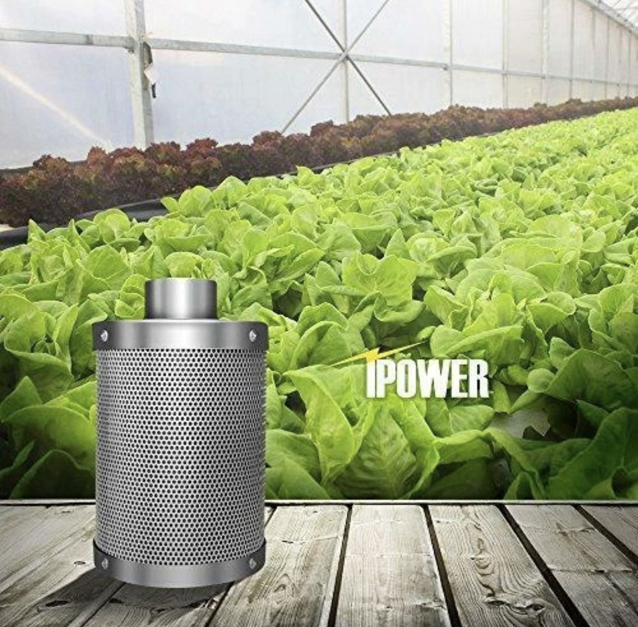 Brand New iPower 6-Inch Air Carbon Filter - Odor Control for Indoor Grow Tent & Plants