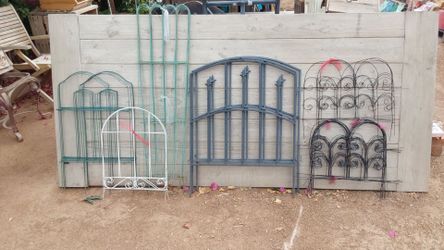 Metal Garden Fencing / Short Trellises - from $10 to $20 (see ad for pricing)