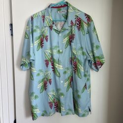 Tommy Bahama Coastal Cascade Silk Hawaiian Shirt