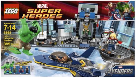 LEGO Marvel Super Heroes, Hulk’s Helicarrier Breakout Set, # 6868
