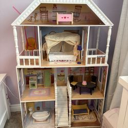 Large Wooden Dollhouse