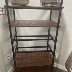 Great Deal – Industrial Wooden Shelf for Sale!  Beautiful and sturdy shelving unit with a modern