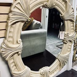 AICO By Michael Amini MONTE CARLO White Sideboard Mirror - NY