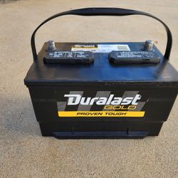 Duralast Gold 65-DLG car battery, like new, Ford, GMC, Chevrolet Toyota