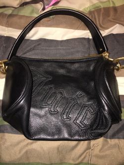 Black leather juicy couture sm