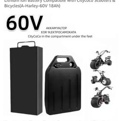 MotoTec Fat Tire 60V 18Ah 2000W Lithium Electric Scooter Black 