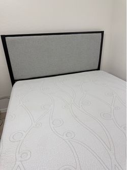 Queen Bed Frame & Mattress – Excellent Condition