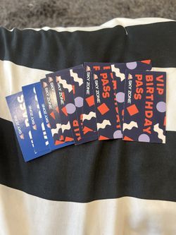 Sky zone VIP passes