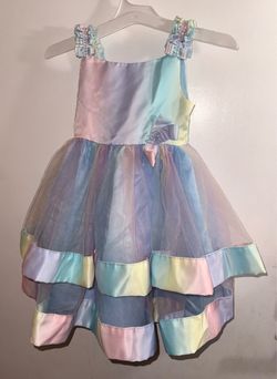 Girls Size 5 Multi Color Dress