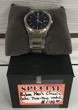 Bulova Men’s Classic Date Two-Tone Watch 