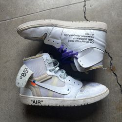 Nike Off -white Jordan 1 Euro High size 13