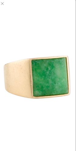 Jadeite Gold Ring