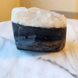 1.4 Lb (624g) Calcite Groot Quartz Crystal 