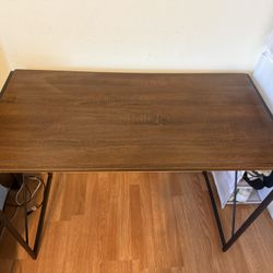 Foldable Desk Wooden Table 