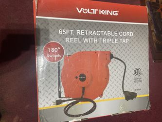 Volt King 12-Gauge Cord Reels 65 Feet for Sale in San Jose, CA