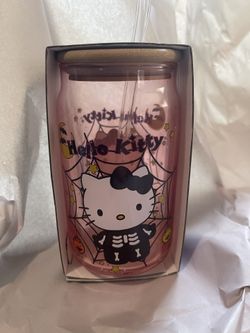 Hello Kitty Glass Cup