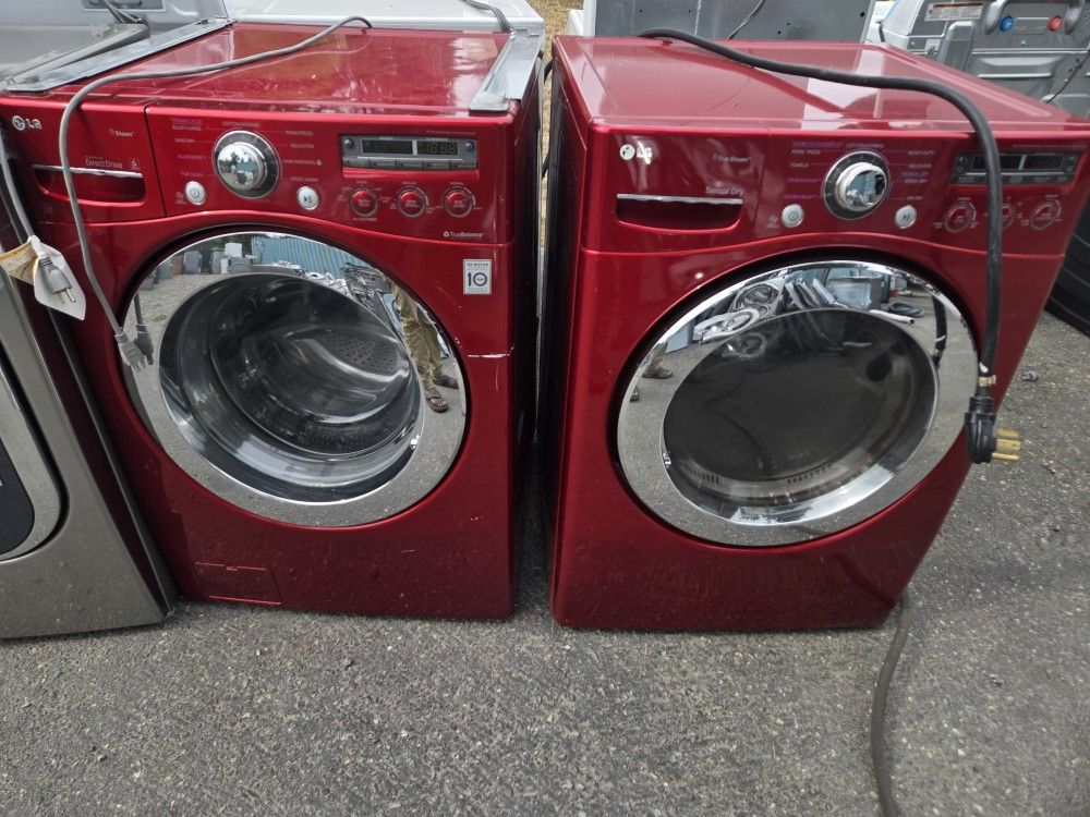 Lg Washer And Dryer Set Electric 