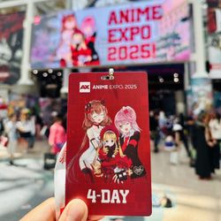 Anime Expo AX 2025 4-Day Pass (Thursday, Friday, Saturday, & Sunday) Weekend Badge