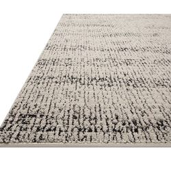 Loloi Darby Collection DAR-02 Oatmeal/Charcoal 2'-7" x 4' Accent Rug