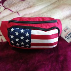 American Flag Fanny Pack