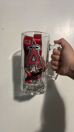 Los Angeles Angels Large Glass Beer Mug