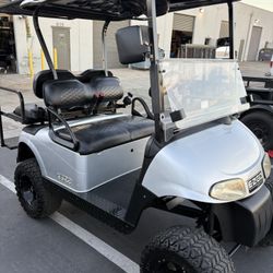 NEW BATTERIES 2014 Lifted EZGO RXV Golf Cart