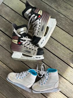 Kids hockey & double runner ice skates