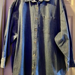 Never Worn, Only Washed Old Navy Women’s Heavy Denim Shacket 
