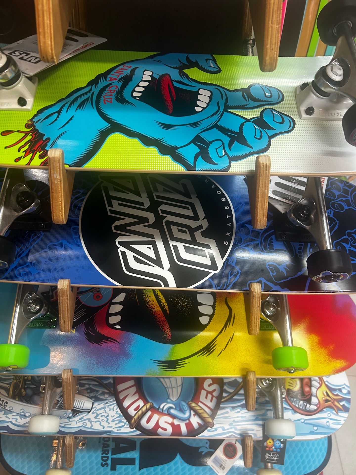 Santa Cruz Skateboards at Catch A Wave surf & skate shop