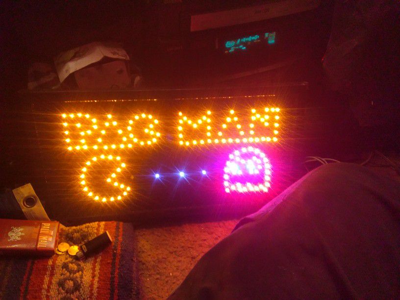Pacman  Led Wall Picture