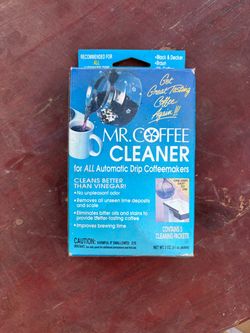1 Packet of Mr. Coffee cleaner