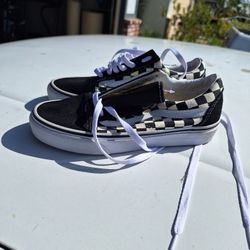 Womens Vans Checkered Size 5.0
