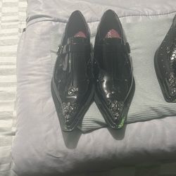 QRL QRL Dress Shoes Size 9  Black , Silver , Gold