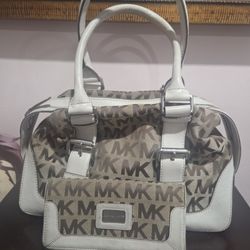 Authentic Michael Kors Matching Bag And Wallet
