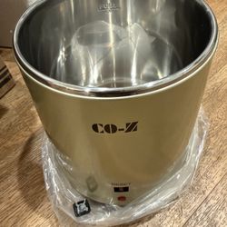 CO-Z 4L Brushed Stainless Steel Countertop Distiller Machine, Home Distilled Water Maker with Glass Pot, Purifier to Make Clean Water