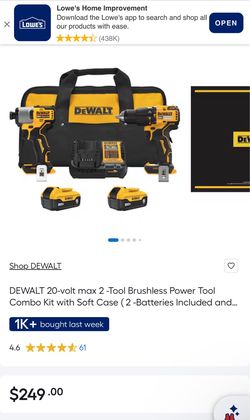 New dewalt kit