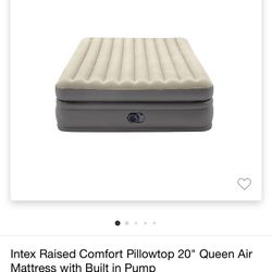 Intex Pillow Top Queen Air Mattress
