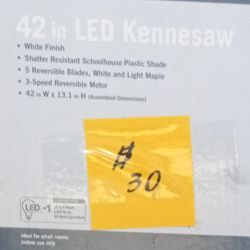 Brand New Ceiling Fan Kennesaw White