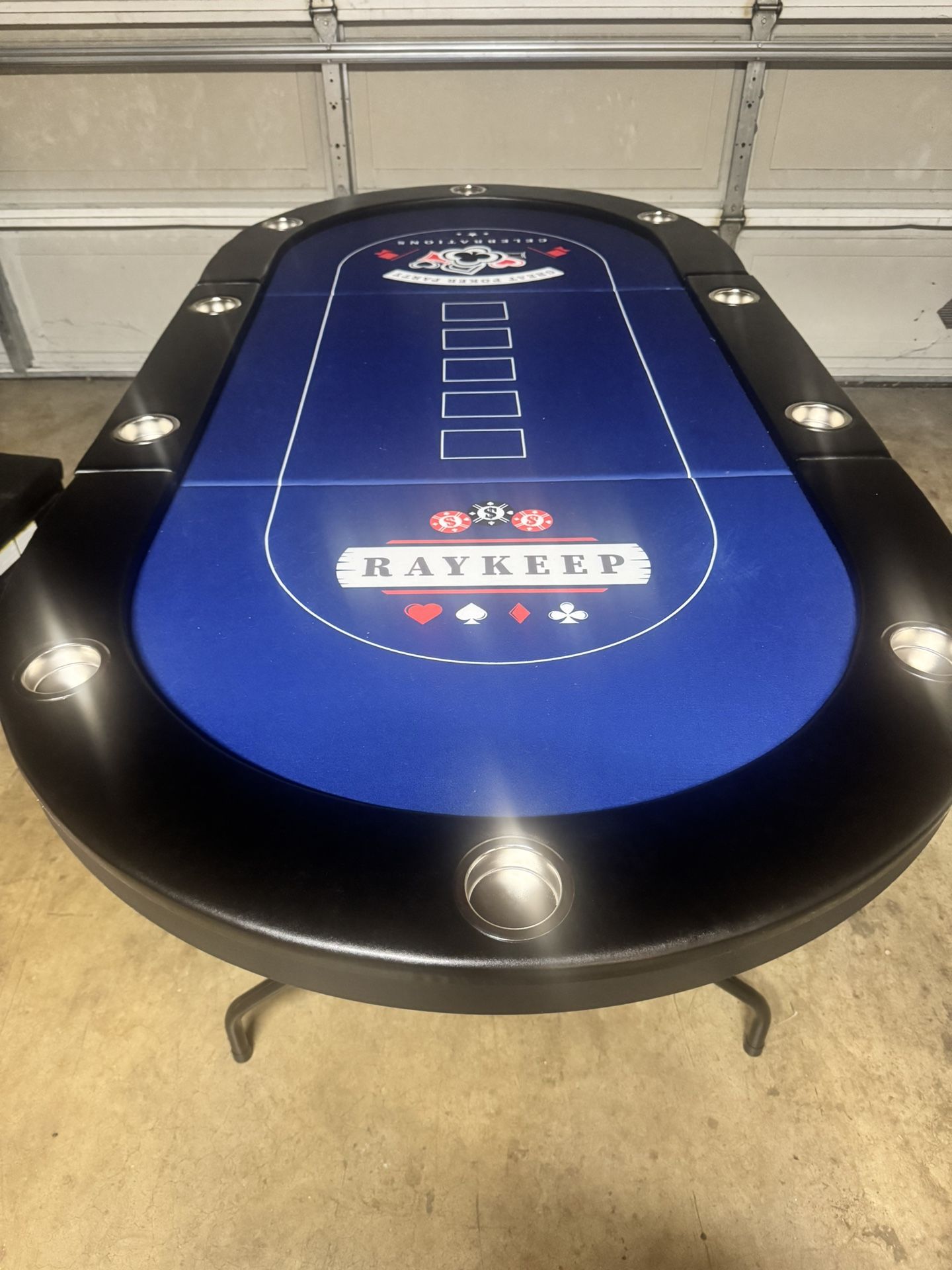 Texas Hold’ em Poker Table 10 Persons