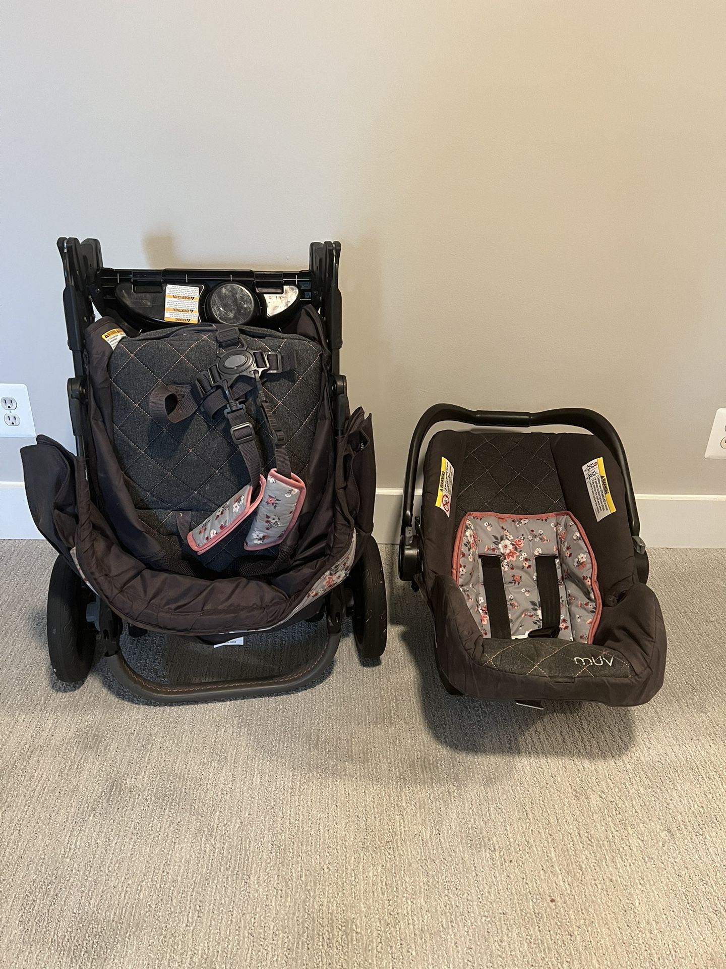 Baby Stroller And Car Seat 